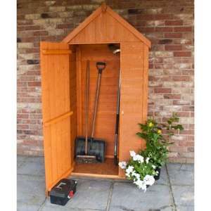 Shire 3ft x 2ft Overlap Tall Wooden Garden Storage Shed £121.99 Delivered @ Robert Dyas