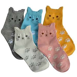 Jeasona Womens Socks 5 pairs, size 4-7 Cotton Cute Animals £12.99 Sold by Jeasona-UK & Fulfilled by Amazon