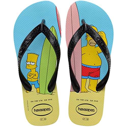 Havaianas Unisex's Simpson Flip Flop Size 6/7 UK