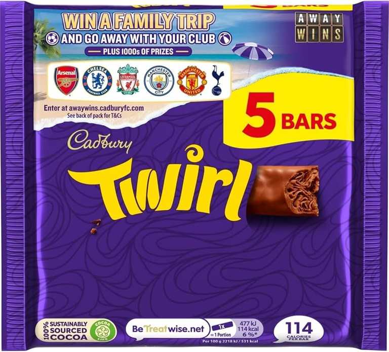 Cadbury Twirl 5 pack - Belle Vale