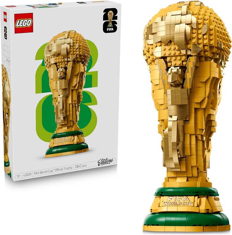 LEGO Editions 43020 FIFA World Cup Official Trophy W/Code - Free Click & Collect