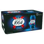 Kronenbourg 1664 Lager Beer Cans 15x440ml - £10 @ Amazon
