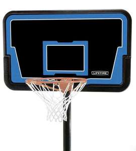 Lifetime Adjustable Portable Basketball Hoop (44-In Impact) + Free Delivery w/Code
