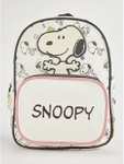 Snoopy White Printed Rucksack £7 + Free Click & Collect @ Asda George