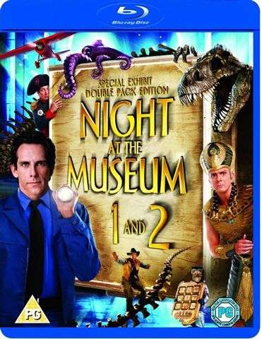 Night At The Museum / Night At The Museum 2 Blu-Ray (Region 2) - Movie Blu-Ray £2.82 @ Rarewaves