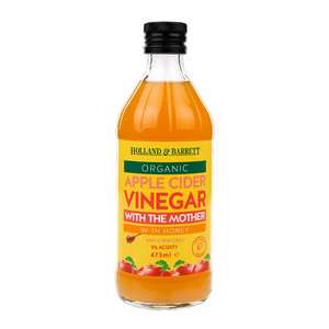 Holland & Barrett Organic Apple Cider Vinegar with Honey 473ml - Free C&C