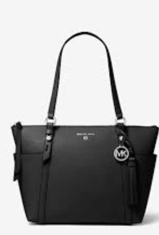 MICHAEL KORS Sullivan Medium Saffiano Leather Top-Zip Tote Bag