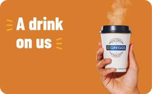 Free hot drink of your choice by downloading the app - new users @ Greggs