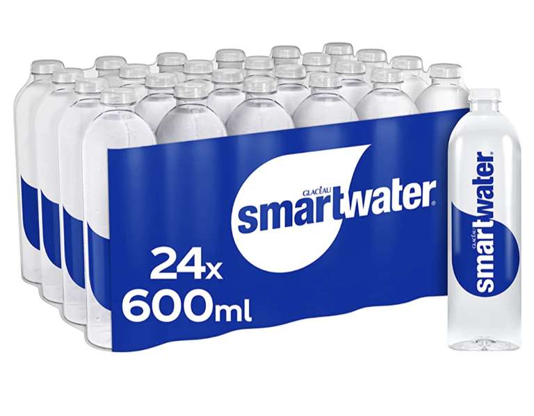 Glaceau Smart Water Still, 24 x 600 ml £8 @ Amazon