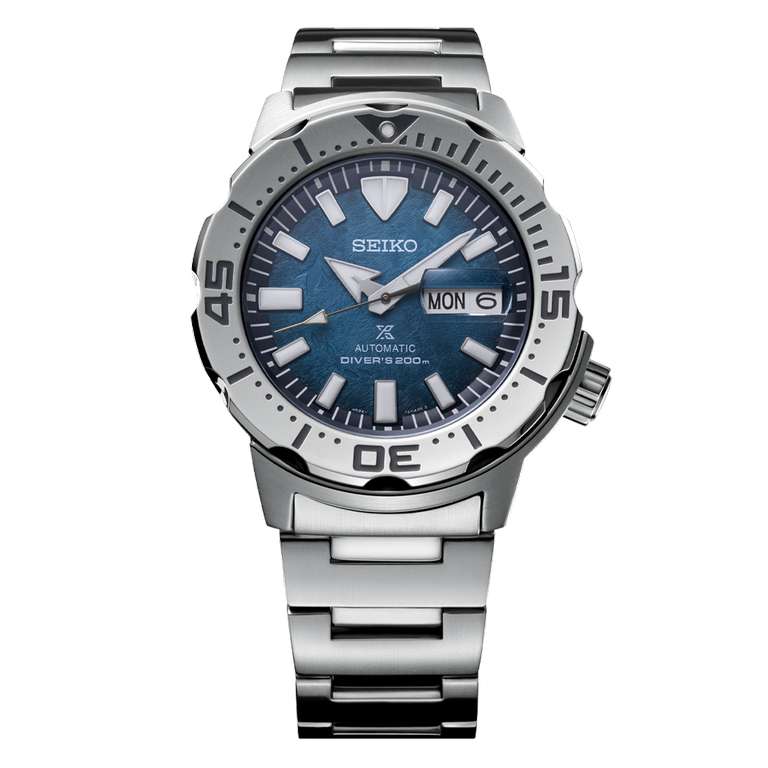 Seiko Prospex Save The Ocean Antarctica Monster Diver's Automatic Dark Blue [SRPH75K1] Watch - £345.60 del with code @ D.C. Leake Jewellers