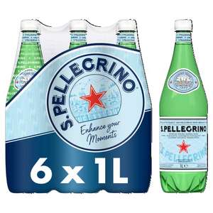 San Pellegrino Sparkling Natural Mineral Water 6x1L (£4.95/£4.67 on S&S + 10% off 1st S&S)