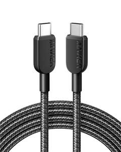 Anker USB C Cable, 310 USB C to USB C Cable (6ft), (60W/3A) USB C Charger Cable w/voucher - Sold by AnkerDirect UK FBA