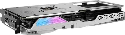 MSI GeForce RTX 4070 Gaming X Slim White 12GB Graphics Card - GDDR6X (21Gbps/192-bit), 8K/60Hz HDR, 2610 MHz