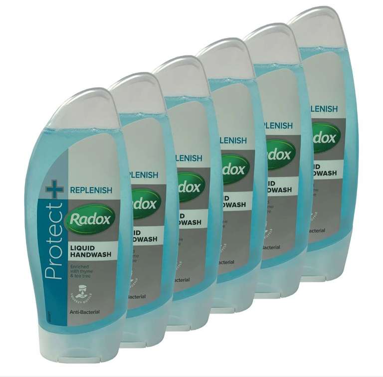 6 X Radox Protect + Replenish Antibacterial Liquid Handwash 250ml Gentle Wash £1.69 instore @ Farmfoods Northwich