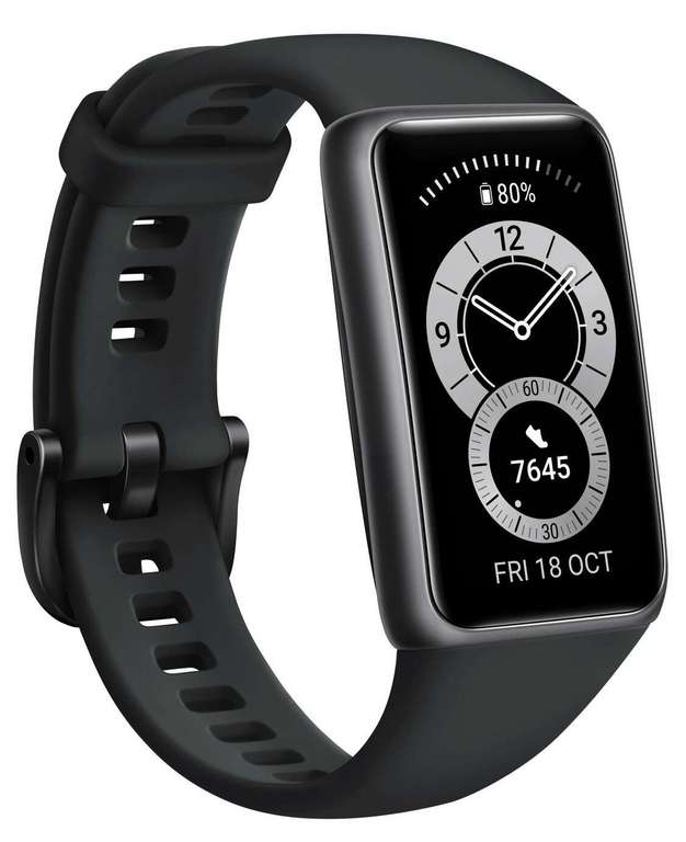 Huawei Band 6 Smart Watch in Black - £35 + Free Click and Collect @ Argos
