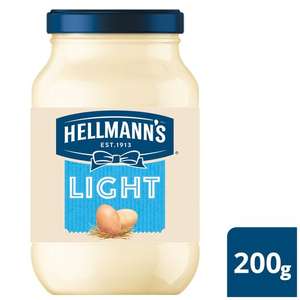 Hellmann's Light Mayo - 200g jar - 39p instore @ Farmfoods [Ipswich]