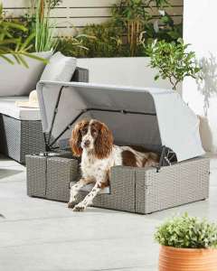 Aldi Rattan Dog Lounger Online only £99.99 + £3.95 delivery at Aldi