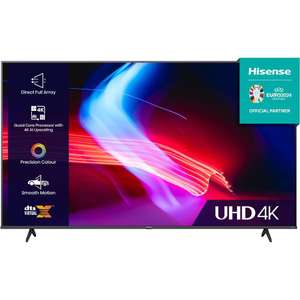 Hisense A6KTUK 4K Ultra HD DLED Smart TV | 43" / 50" - 231.20 / 55" - £247.19 (W/Code) Sold by Marks Electrical (UK Mainland)