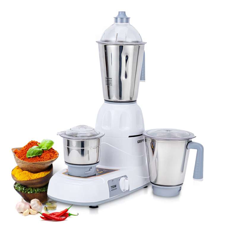 Geepas 3-In-1 Electric Wet and Dry Indian Mixer Grinder 750W for £60.29 with code delivered by Geepas