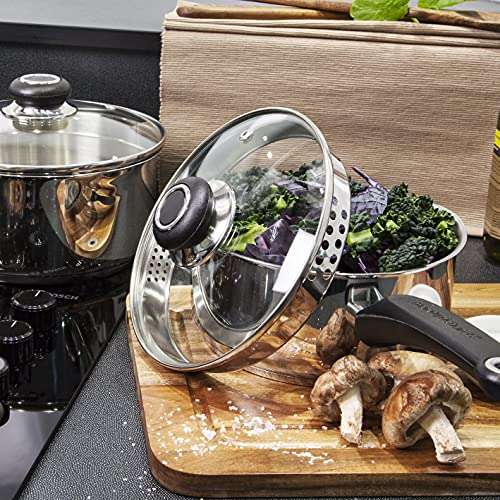 Morphy Richards 970002 Equip Induction Stainless Steel 5 piece, Stay Cool Handles - Used Like New £36.82 at checkout @ Amazon Warehouse