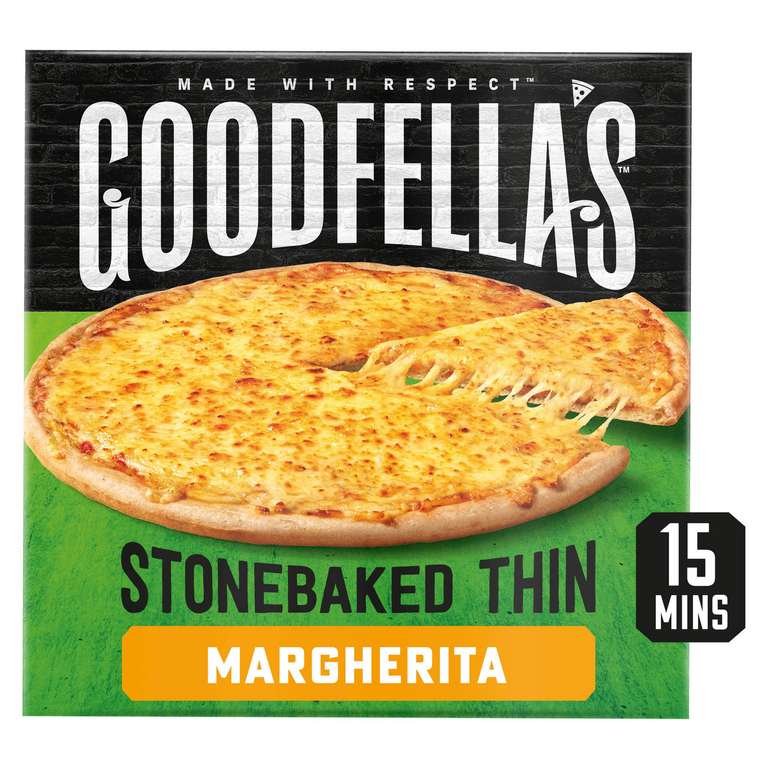 Easy Teas Frozen Food 7 for £10 e.g. Goodfella's Stonebaked Thin Margherita 345g / Birds Eye The Original Alphabites 456g