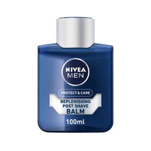 NIVEA MEN Protect & Care Replenishing Post Shave Balm Aftershave 100ml For Men (£3.11 S&S / £2.38 With Voucher On 1st S&S)