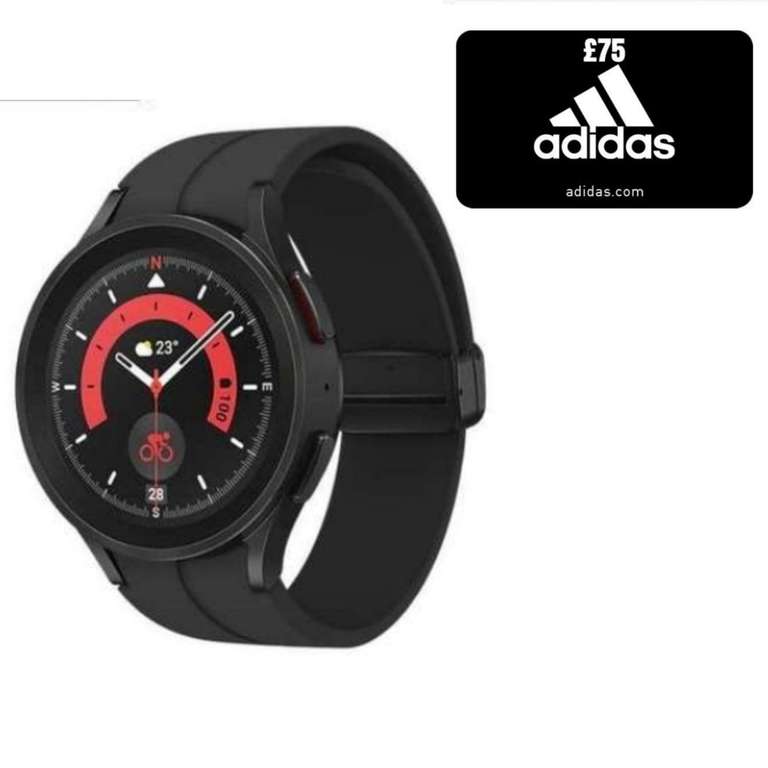Samsung Galaxy Watch5 Pro Smart Watch + £75 adidas Gift Card - £296.10 / £196.10 After Trade In / Or £283.74 With Buds2 Pro @ Samsung EPP