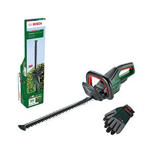 Bosch Cordless Hedge Cutter UniversalHedgeCut 18V-50 with XL gardening gloves