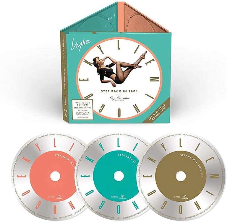 Kylie Minogue - Step Back in Time [3 CD] Limited Edition - £3.99 delivered @ global_deals on eBay