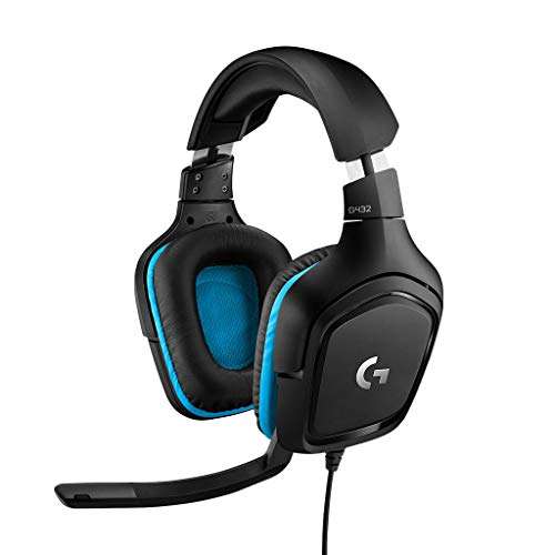Logitech G432 Wired Gaming Headset, 7.1 Surround Sound, DTS Headphone:X 2.0, 50 mm Audio Drivers, USB and 3.5 mm Audio Jack £39.99 @ Amazon