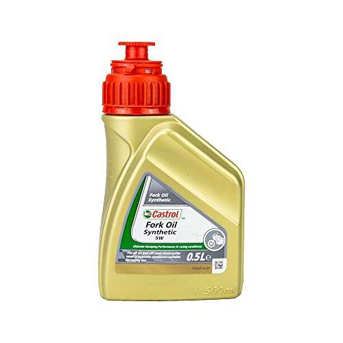 Castrol Synthetic Fork Oil 5W 0.5L £6.65 at Amazon