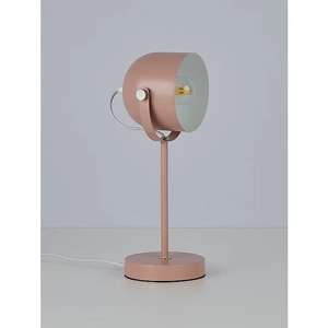 Pink Or Natural Desk Lamp - £6 ( +Free Click & Collect ) @ George ( Asda )