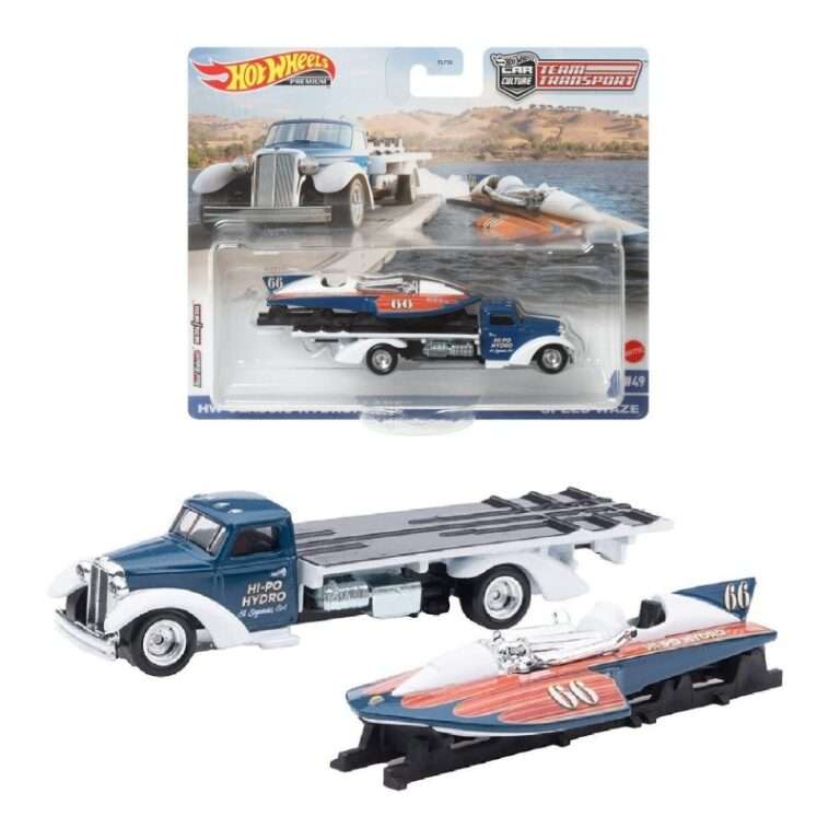 Hot wheels Team Transport Truck & Race Car Assorted Multicolor