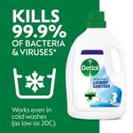 Dettol Antibacterial Laundry Cleanser Additive, Fresh Cotton (Packaging May Vary), 1.5L (Pack of 4) £12 / £10.80 Subscribe & Save @ Amazon