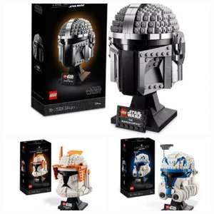 Lego Star Wars The Mandalorian Helmet 75328 | cody helmet 75350 | captain rex 75349 - £39.99 each. free click and collect