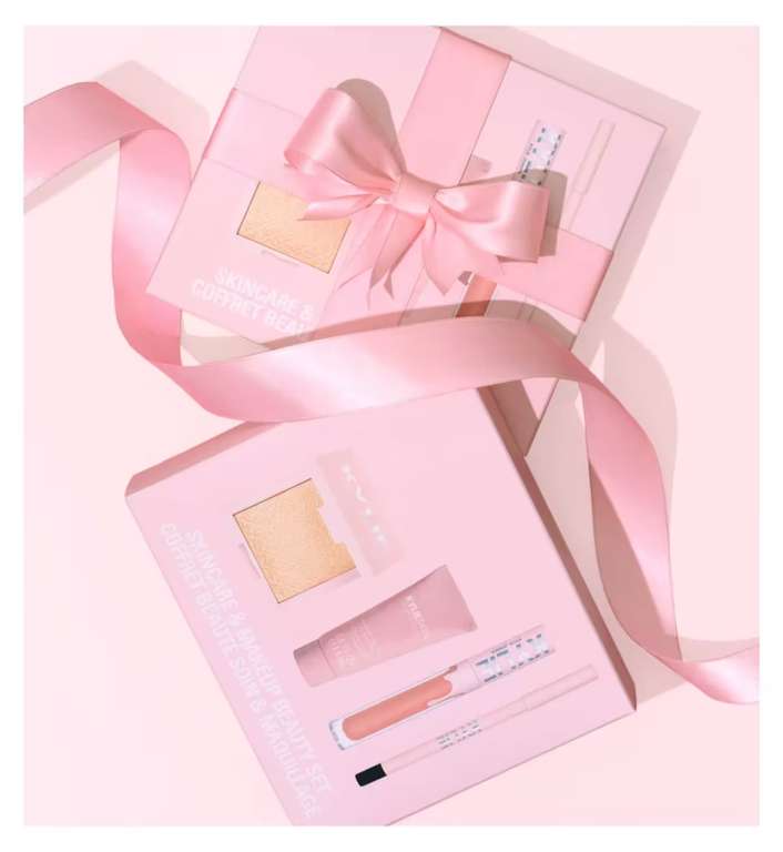 Kylie Cosmetics Skincare & Makeup Beauty Set, 4 Piece Gift Set (Exclusive to Boots) - £30 + Free Delivery - @ Boots