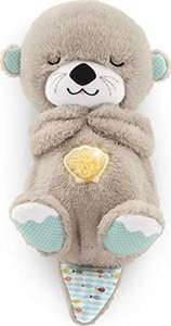 Fisher-Price Soothe 'n' Snuggle Otter - Plush Toy with 11 Sensory Features - Soft Music & Lights - £24.99 @ Amazon