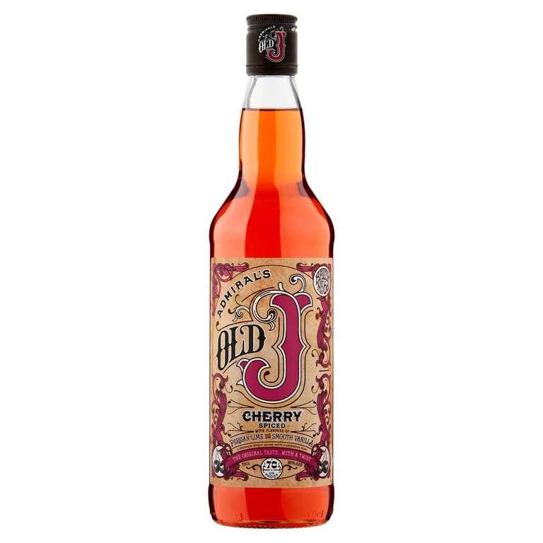 Admiral's Old J Cherry Spiced Rum 70cl