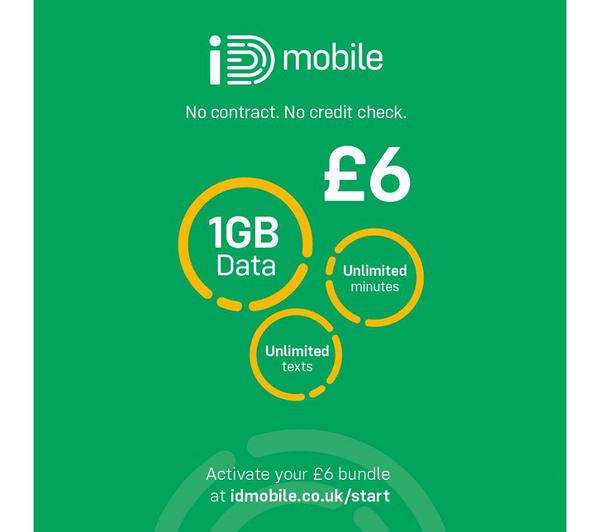 ID Mobile Sim Card 1GB - £ 1.97 free collection @ Currys