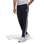 adidas Men's Essentials Warm-Up Tapered 3-Stripes Track Pants - Size M