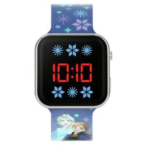 Disney Frozen Kid's Digital Purple Silicone Strap Watch - £7.49 + Free Click & Collect - @ Argos