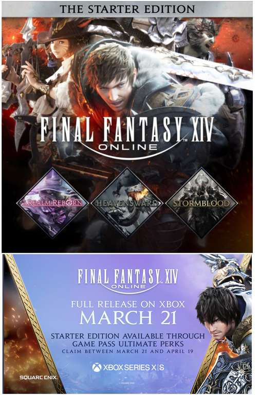 [Game Pass Ultimate Perk] Final Fantasy XIV Online - Starter Edition free on Xbox Series X|S