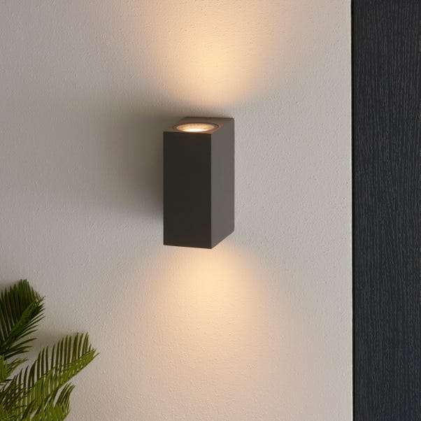 Lamont Outdoor Wall Light Black Or Grey - Limited Locations- Free C&C Only
