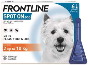 Frontline Spot On dog solution - 50p at Sainsbury's Lincoln