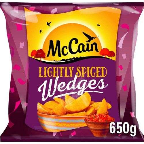 McCain's lightly spiced wedges 650g - Glenrothes