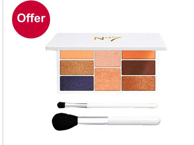 Get 3 Free No7 Midnight Glow Eye & Face Palette discount shows in basket +£1.50 Click and collect @ Boots