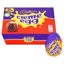 Creme Eggs / Caramel Eggs / Oreo Eggs 5 Pack - £1.25 (Clubcard Price) @ Tesco