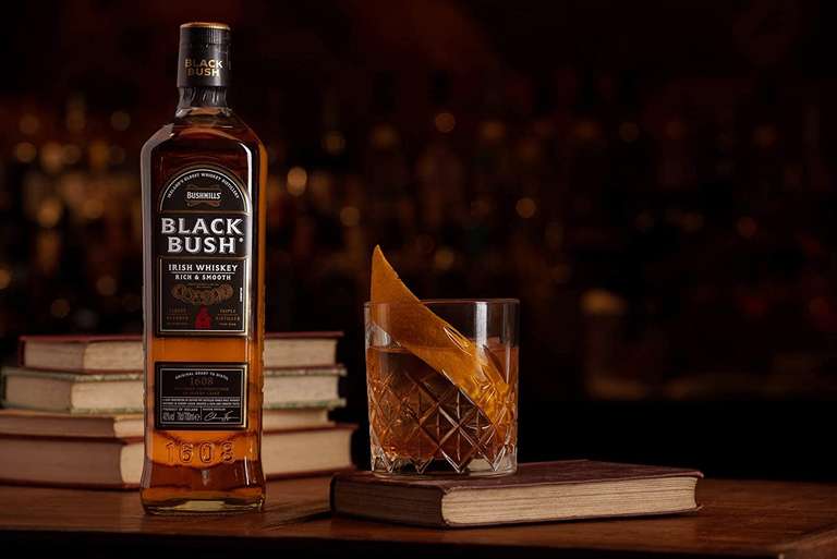 Bushmills Black Bush Irish Whiskey 1L 40% ABV amazon prime - £23.99 @ Amazon