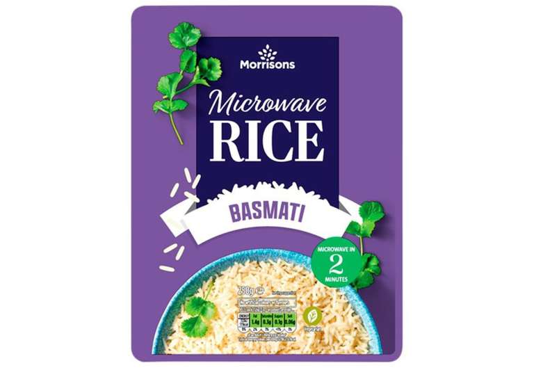 Morrisons Basmati Micro Rice 250g 38p @ Morrisons