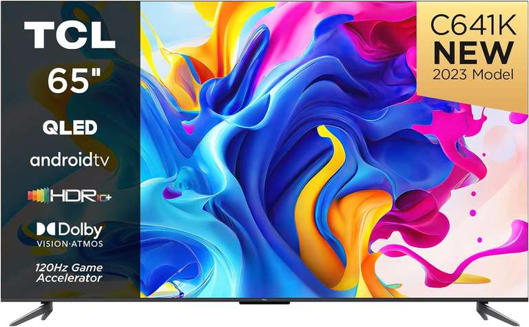 TCL 65C641K 65-inch QLED 4K Ultra HD Android Smart TV